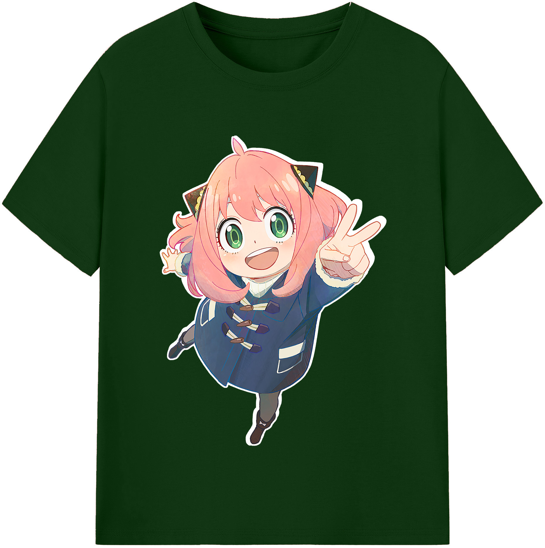 （画像用） SPY×FAMILY间谍家家酒 綿100％半袖Tシャツ（フロントプリント）